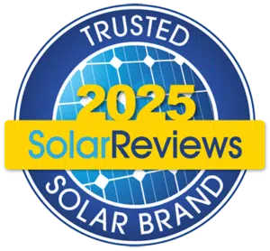 SolarReviews 2025 Trusted Solar Brand